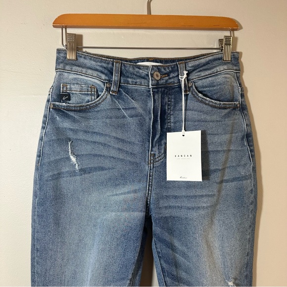 NWT Kancan Jinny Distressed Mom Jeans Size 26 or 5 - Picture 8 of 8